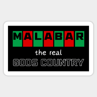 MALABAR - THE REAL GODS COUNTRY Sticker